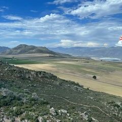 Flugwegposition um 13:56:32: Aufgenommen in der Nähe von Cederberg, Südafrika in 821 Meter